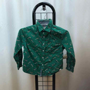Free Planet Green Christmas Child Size 6 Boy's Shirt