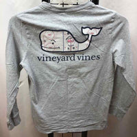 Vineyard vines Gray Logo Child Size 8/10 Boy's Shirt
