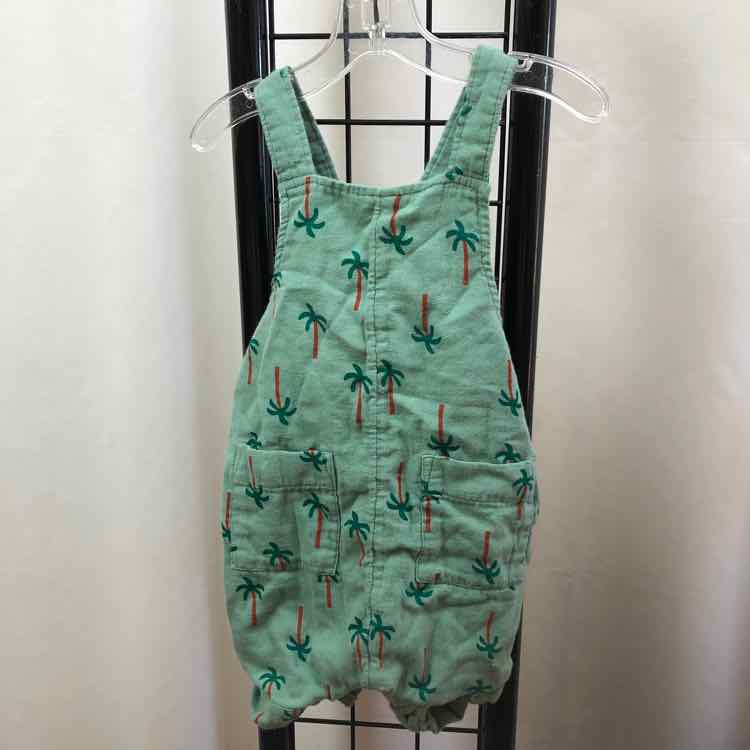Hanna Andersson Green Patterned Child Size 3-6 Months Boy's Overalls