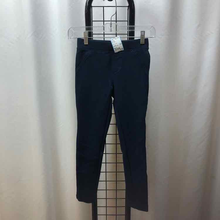 Cat & Jack Navy Solid Child Size 8 Girl's Pants