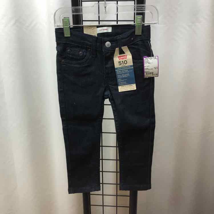 Levi Strauss Denim Solid Child Size 2 Boy's Jeans