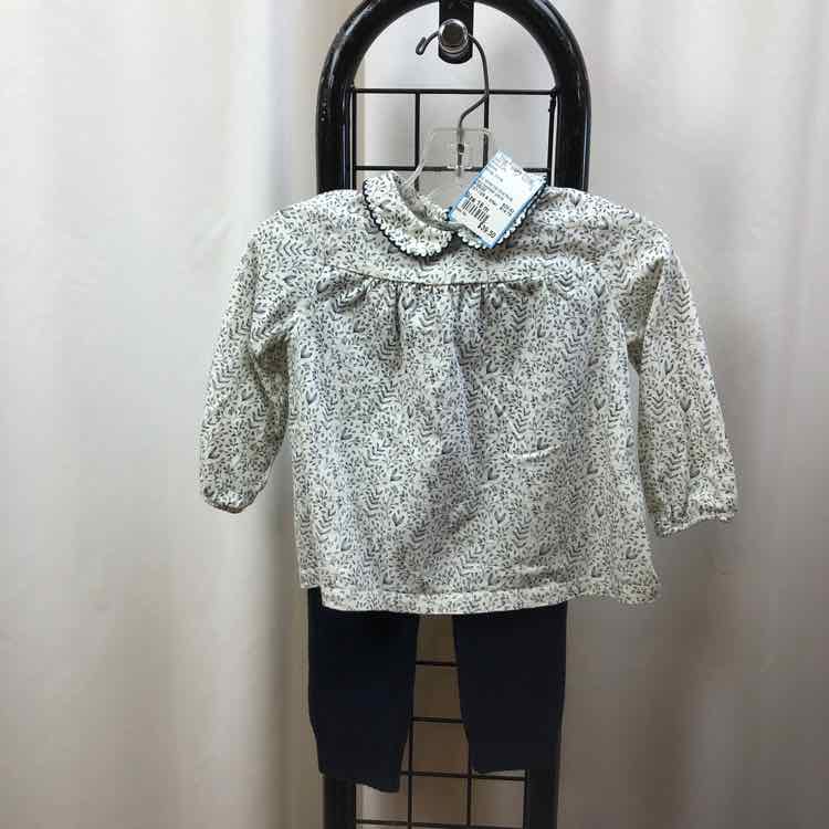 Cyrus White Floral Child Size 18 m Girl's Outfit
