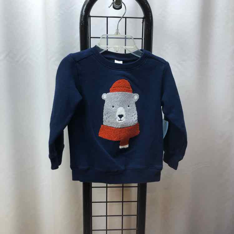 Carter's Navy Patch Child Size 3 Boy's Sweatshirt
