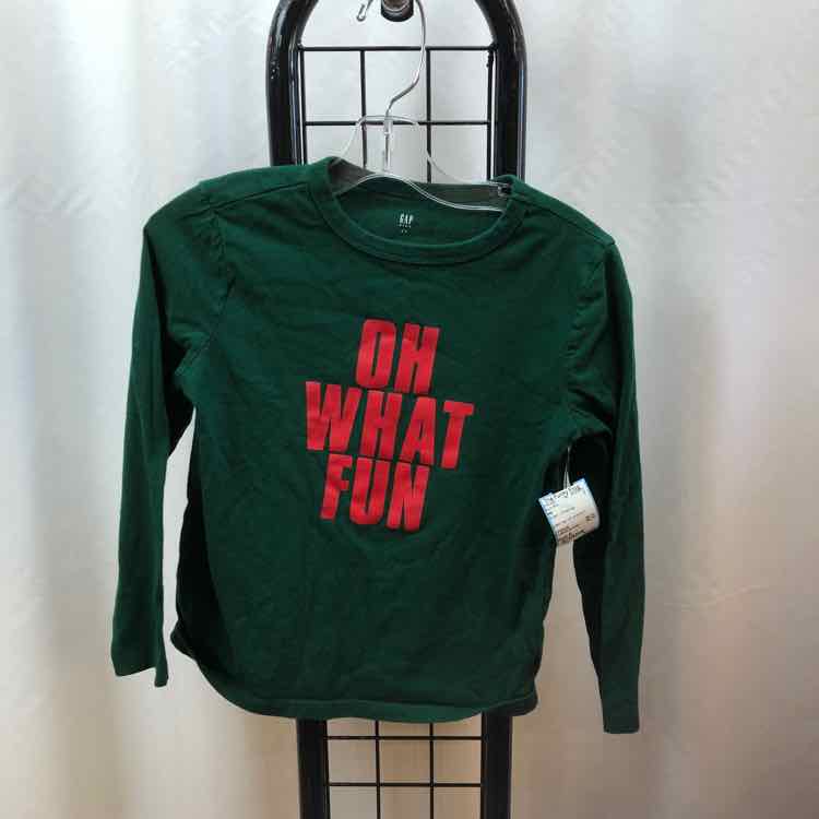 Gap Green Christmas Child Size 6 Boy's Shirt