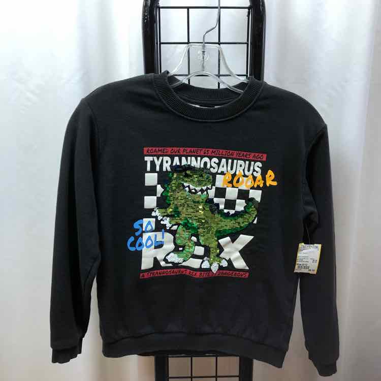 H & M Black Sequin Child Size 8/10 Boy's Sweatshirt