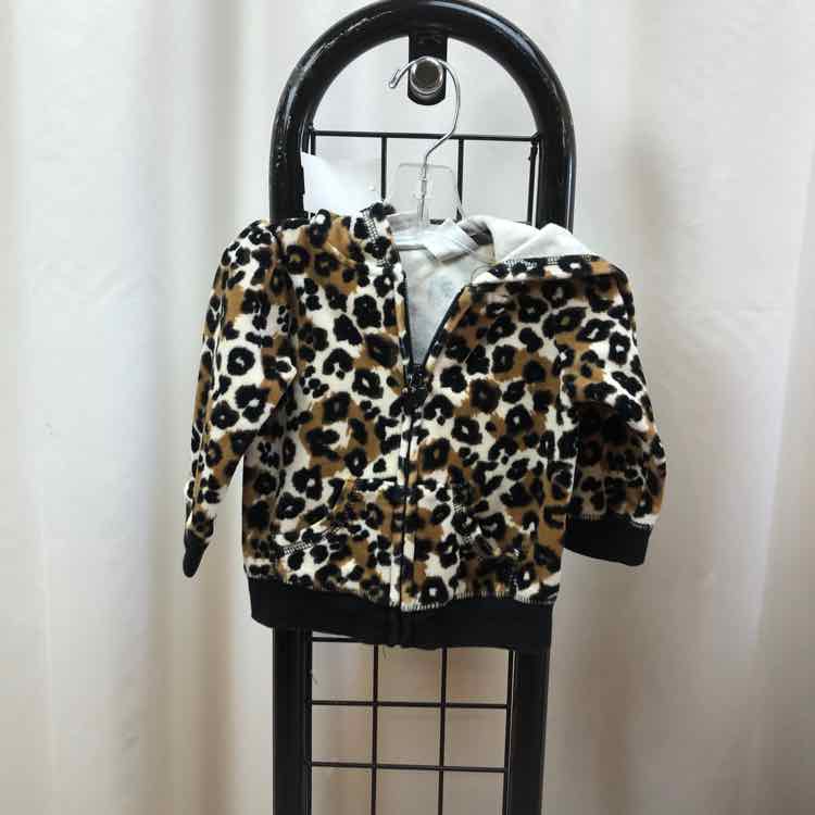 Koala Baby Brown Animal Print Child Size 6 m Girl's Sweatshirt