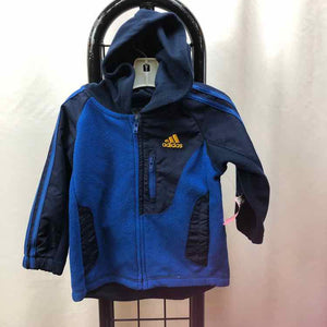 Adidas Blue Solid Child Size 12 m Boy's Sweatshirt