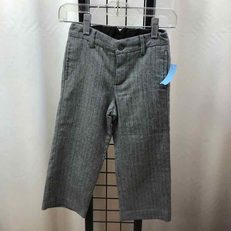 Janie and Jack Gray Stripe Child Size 3 Boy's Pants