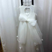 White Solid Child Size 4/5 Girl's Formal Wear