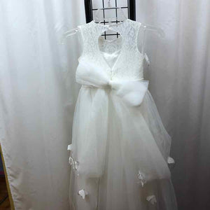 White Solid Child Size 4/5 Girl's Formal Wear