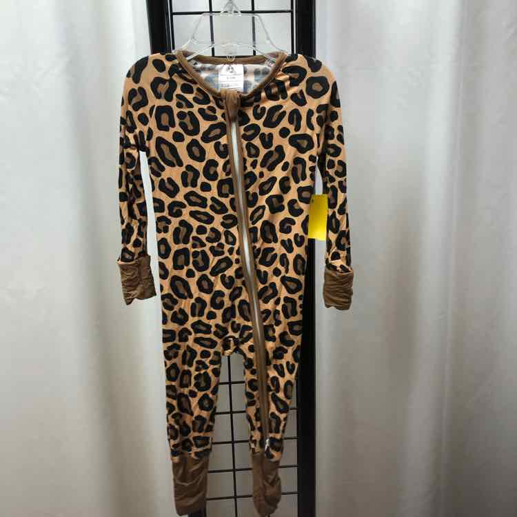 Brown Animal Print Child Size 9-12 m Girl's Outfit