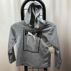 Puma Gray Logo Child Size 4 Boy's Shirt