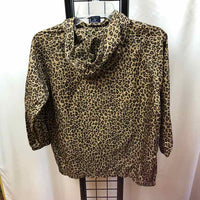 Children's Place Brown Animal Print Child Size 7/10 Girl's Outerwear
