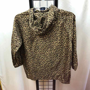 Children's Place Brown Animal Print Child Size 7/10 Girl's Outerwear