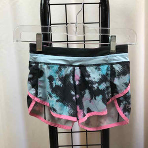 Ivivva Black Patterned Child Size 6 Girl's Skirt
