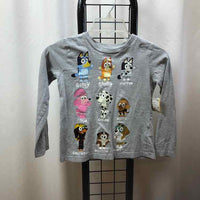 Bluey Gray Character Child Size 6/6X Girl's Shirt