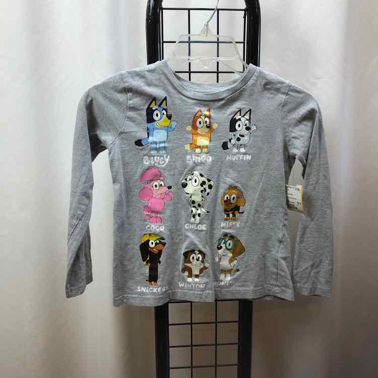Bluey Gray Character Child Size 6/6X Girl's Shirt