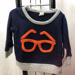 Gap Navy Embroidered Child Size 12-18 m Boy's Sweatshirt