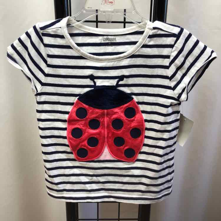 Gymboree Navy Stripe Child Size 4 Girl's Shirt