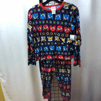 Sonic Navy Character Child Size 10/12 Boy's Pajamas
