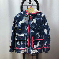 Mini Boden Navy Patterned Child Size 3/4 Girl's Outerwear