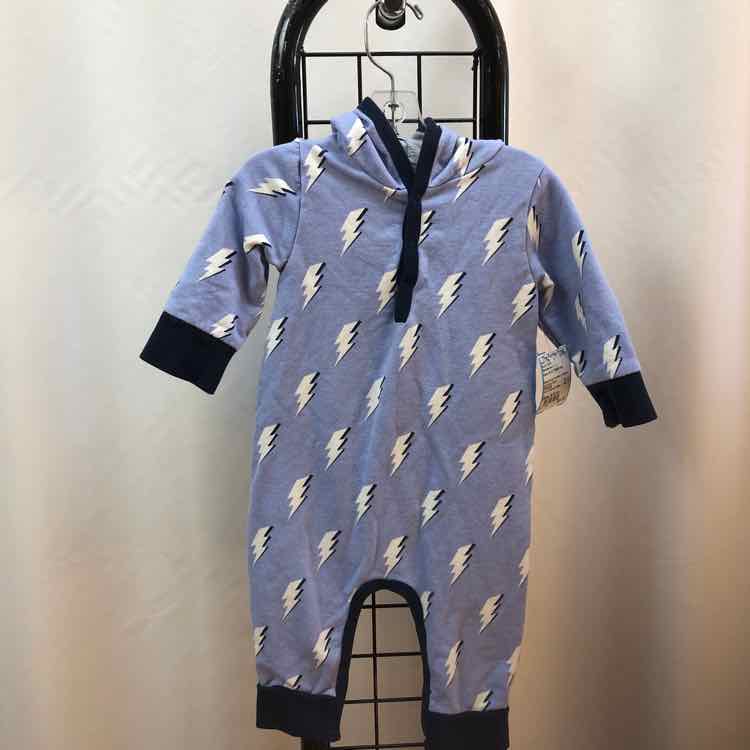 Monica and Andy Baby Blue Patterned Child Size 6-9 m Boy's Outfit