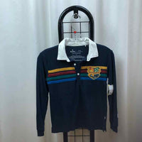 Little sleepies Navy Stripe Child Size 8 Boy's Shirt