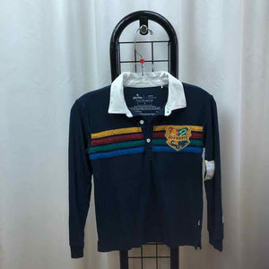 Little sleepies Navy Stripe Child Size 8 Boy's Shirt