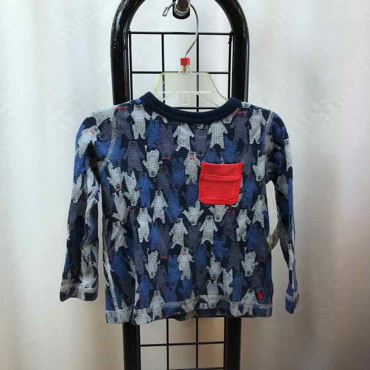 Joules Original Blue Patterned Child Size 2 Boy's Shirt