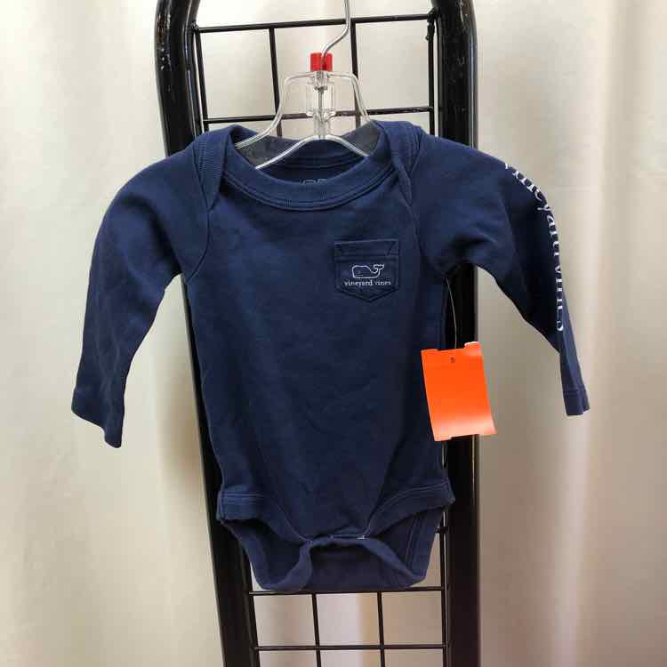 Vineyard vines Navy Logo Child Size 3 m Boy's Shirt