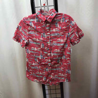 Vineyard vines Red Patterned Child Size 8/10 Boy's Shirt