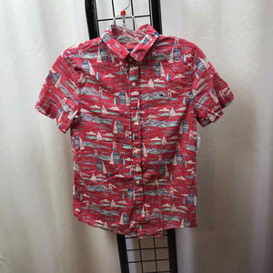 Vineyard vines Red Patterned Child Size 8/10 Boy's Shirt