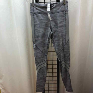 Ivivva Gray Stripe Child Size 12 Girl's Leggings