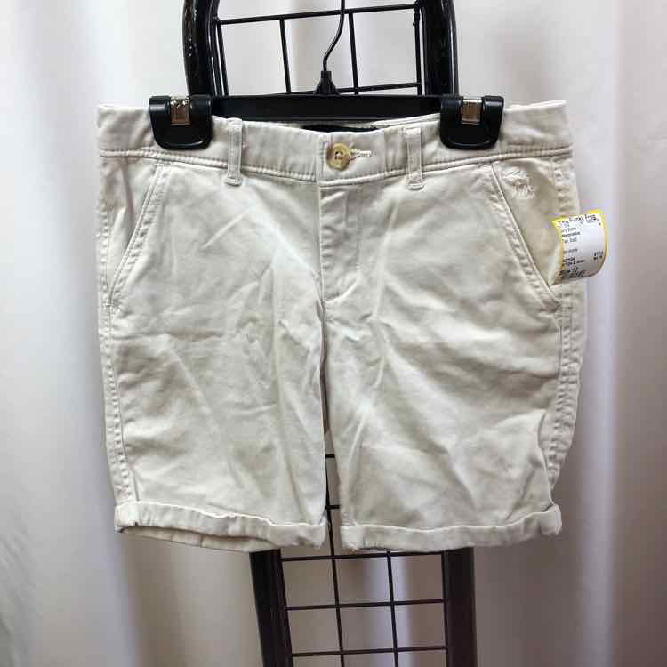 Abercrombie Tan Solid Child Size 12 Girl's Shorts