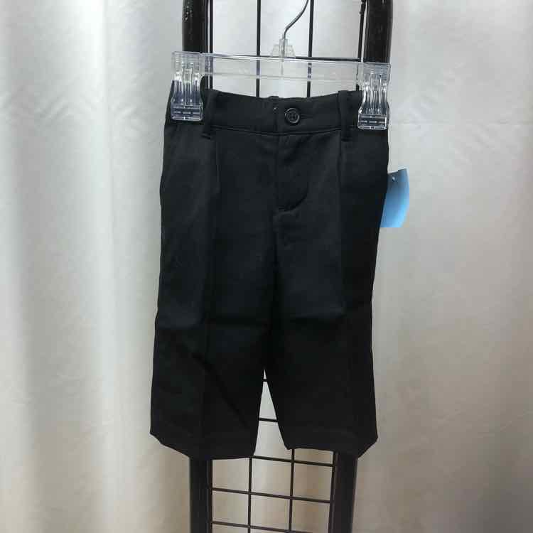 Janie and Jack Black Solid Child Size 3-6 Months Boy's Pants