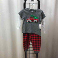Baby Essentials Gray Christmas Child Size 18 m Boy's Outfit