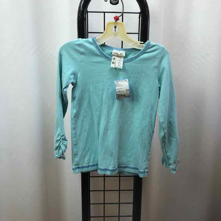 Matilda Jane Baby Blue Solid Child Size 4 Girl's Shirt