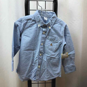 Gap Blue Solid Child Size 3 Boy's Shirt