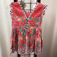 Matilda Jane Pink Floral Child Size 2 Girl's Dress
