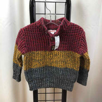 Cat & Jack Red Flecked Child Size 2 Boy's Sweater