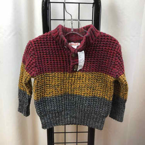 Cat & Jack Red Flecked Child Size 2 Boy's Sweater