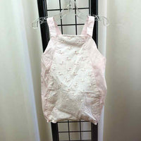 Janie and Jack Pale Pink Eyelet Child Size 3-6 Months Girl's Romper