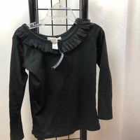 Pottery Barn Black Solid Child Size 4/6 Girl's Shirt