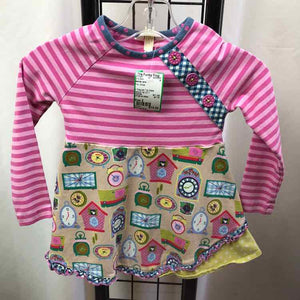 Matilda Jane Pink Stripe Child Size 2 Girl's Shirt