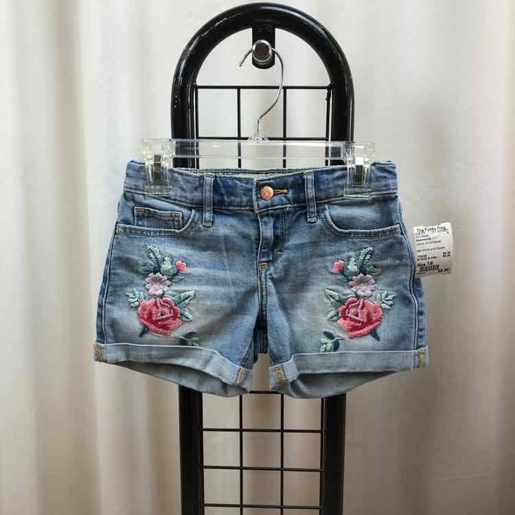 Abercrombie Denim Embroidered Child Size 7/8 Girl's Shorts