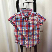 Janie and Jack Multi-Color Plaid Child Size 3 Boy's Shirt