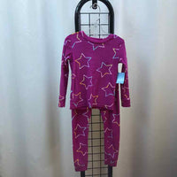 Cat & Jack Purple Stars Child Size 4 Girl's Pajamas
