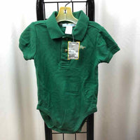 Janie and Jack Green Solid Child Size 18-24 m Boy's Shirt