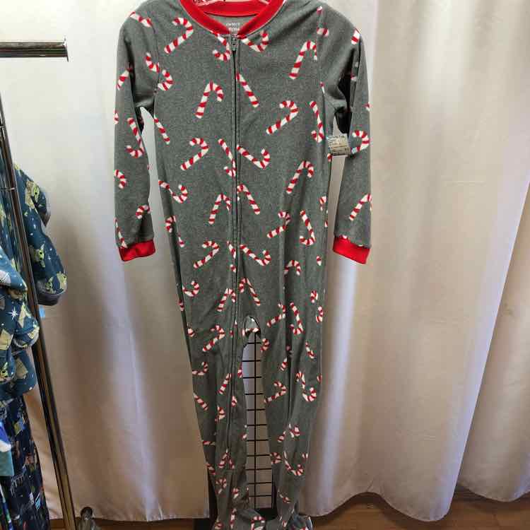 Carter's Gray Christmas Child Size 10 Girl's Pajamas