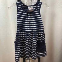 Hanna Andersson Navy Stripe Child Size 5 Girl's Dress